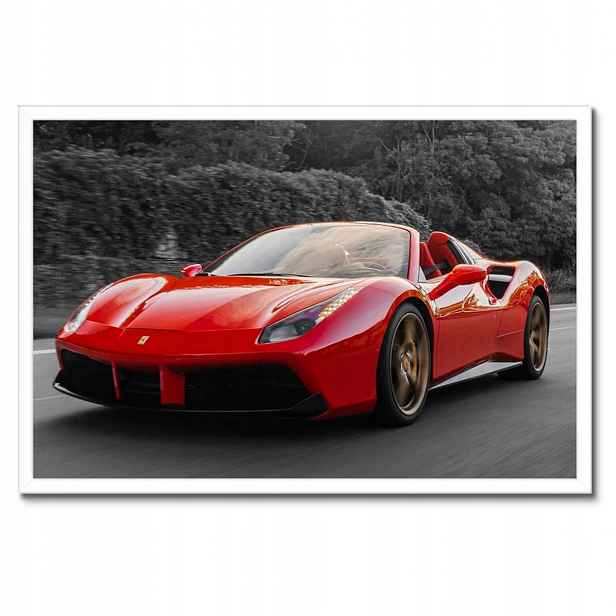 Plakáty v rámu 60x40 Červené Ferrari Fura