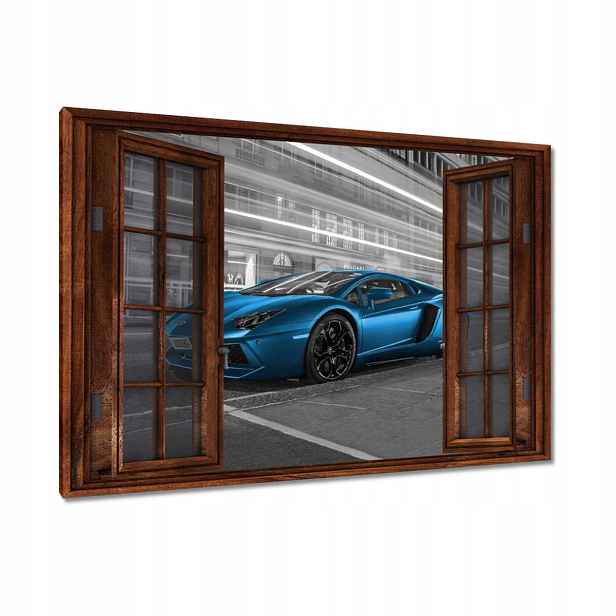 Obrazy 120x80 Modrá rychlost