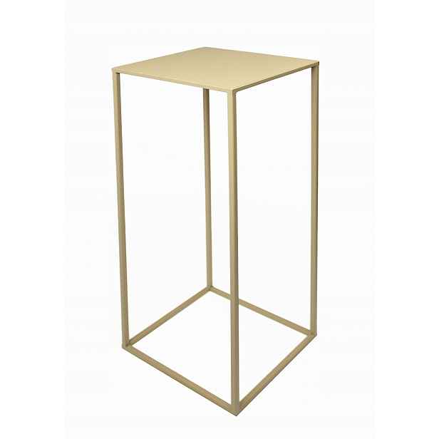 Držák Na Květináč loft 363 béžový matný kov 70 cm