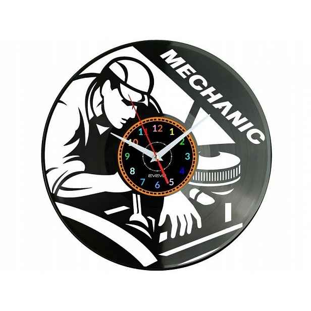 Mechanik Nástěnné hodiny Vinylová deska Moderní dekorativní jako Dárek