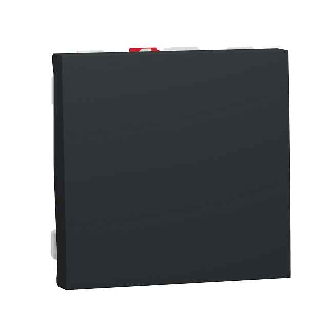 Spínač řazení 1 Schneider Electric Unica Nová 2 moduly antracit