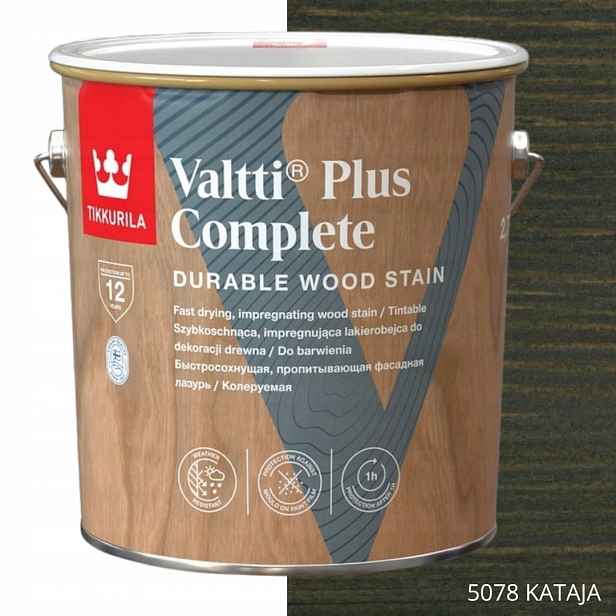 Tikkurila Lakovací Hmota Valtti Plus Complete 2,7L Barva 5078 Kataja