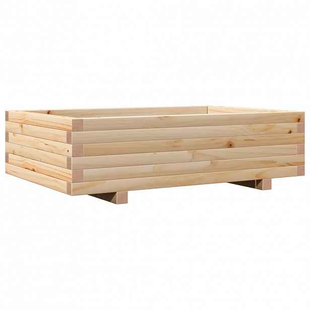 vidaXL Zahradní truhlík 90 x 60 x 26,5 cm masivní borovice