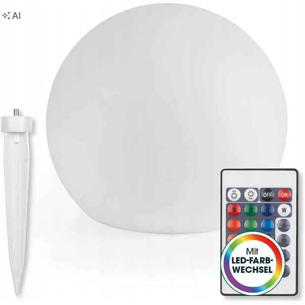 EASYmaxx Solární lampa se změnou barvy – zahradní dekorativní lampa