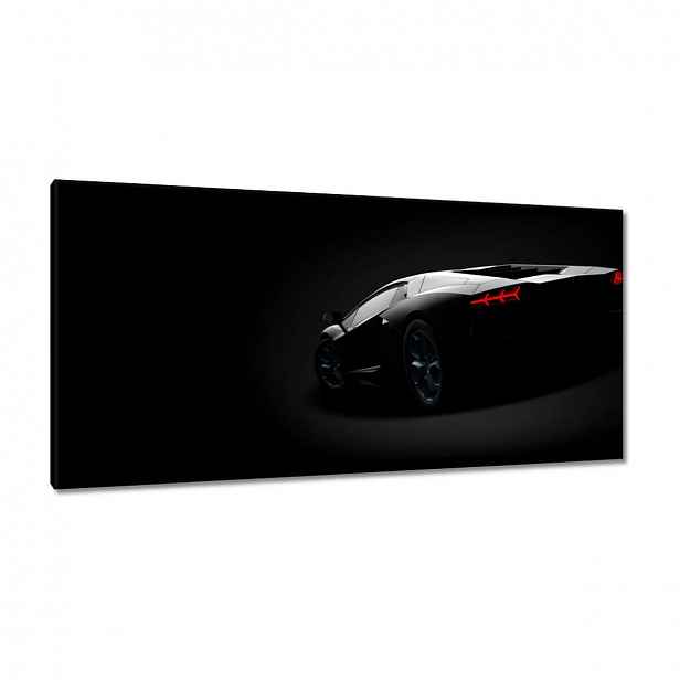 Obrazy 115x55 Černá fura Auto