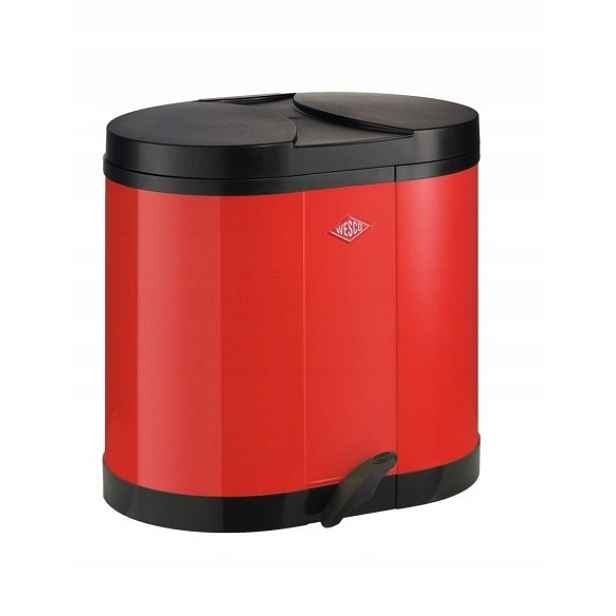 Odpadkový koš červený 2x15 l Beta Wesco