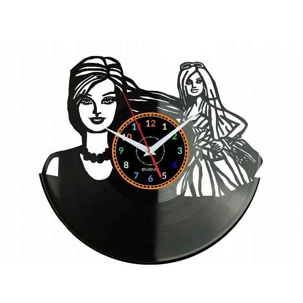 Pěkná Dívka Nápad na Dárek Nástěnná Dekorace z vinylové desky