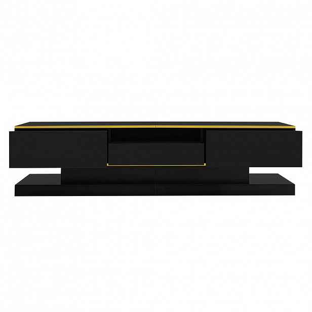 Urban Meuble TV STOLEK černý 180/38/45 cm