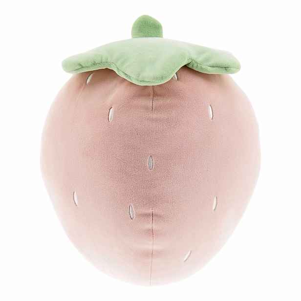 Dekorační polštářek STRAWBERRY 30x22 cm, růžový
