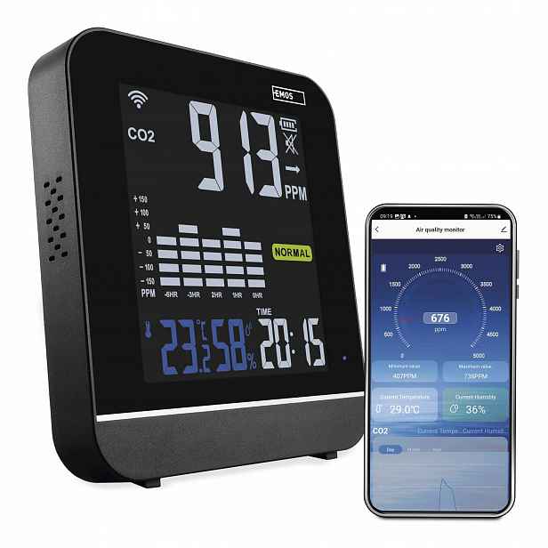 Emos GoSmart E30300 WiFi monitor kvality ovzduší