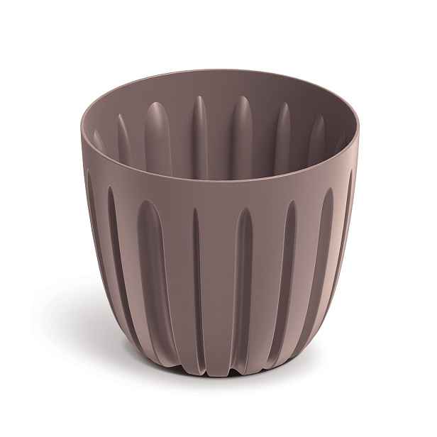 Prosperplast Plastový květináč WARIOS odstín marsala, varianta 16,8 cm
