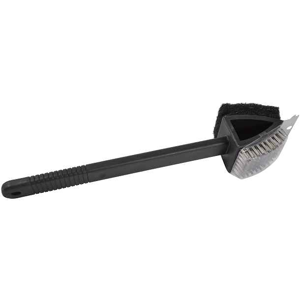 Kartáč na gril BestBerg BBBQ-30GB / 3 v 1 / černá