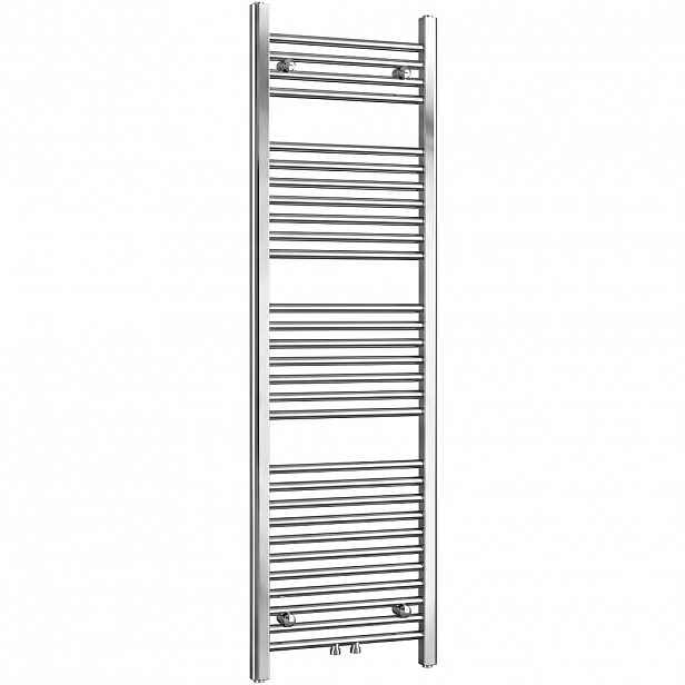 Koupelnový radiátor Benito - středové připojení 50mm/boční - 460 W - chrom - 1500x450 mm