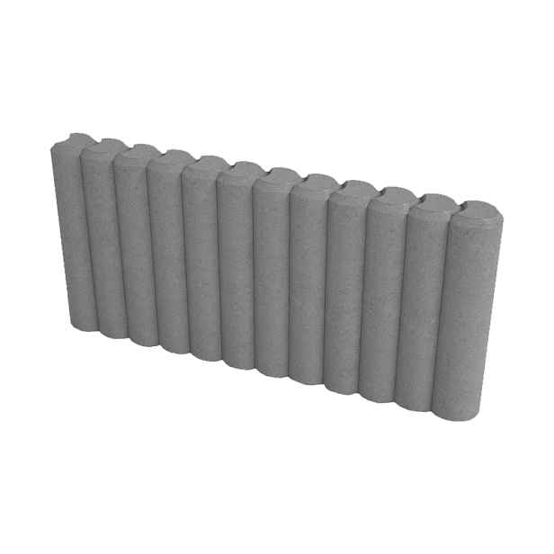 Obrubník palisádový DITON standard přírodní 60×500×250 mm