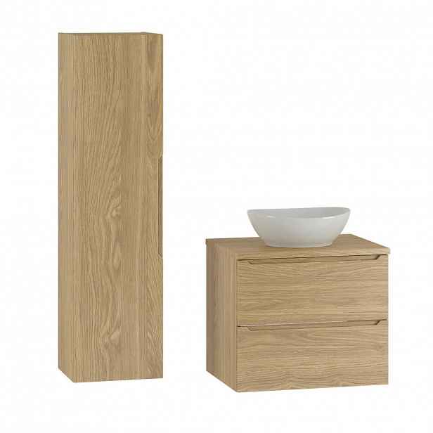 Petits-meubles KOUPELNOVÝ NÁBYTEK 60.6cm Viggo 2er-Set Dřevo