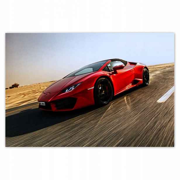 Plakáty 185x125 Červené sportovní auto