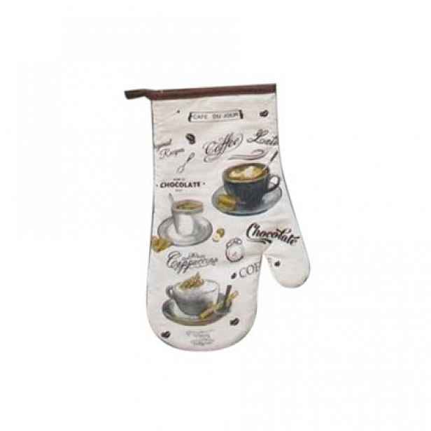TORO Kuchyňská rukavice s magnetem cafe Du Jour