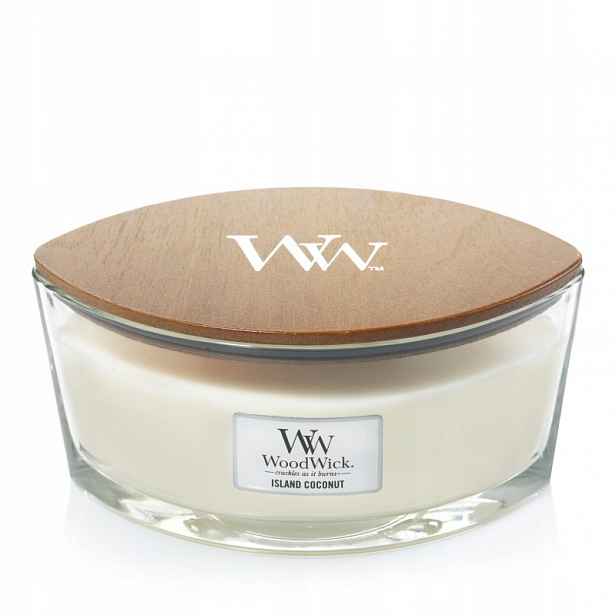 Vonná svíčka Woodwick Elipsa Island Coconut