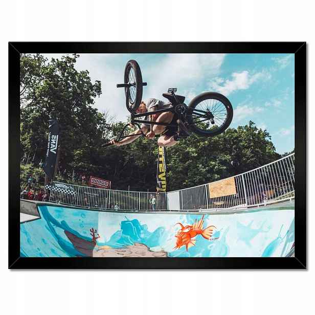 Plakáty v rámu 40x30 Bmx Sport výkonnostní skoky