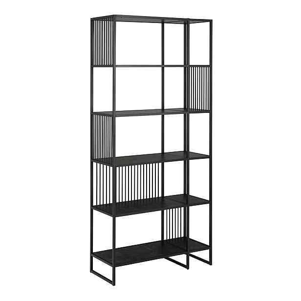 Actona Knihovna Strington 85 cm černá