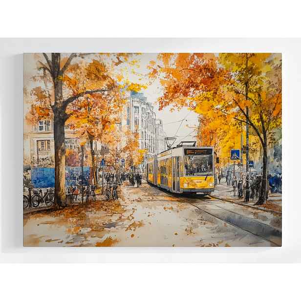 Plakát Město Berlín Doprava Komunikace Tramvaj 100x75