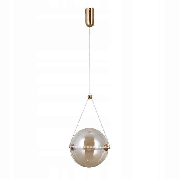 Stropní Led lampa Moderní Rastia Zlatá 120 cm Teplá Bílá Italux