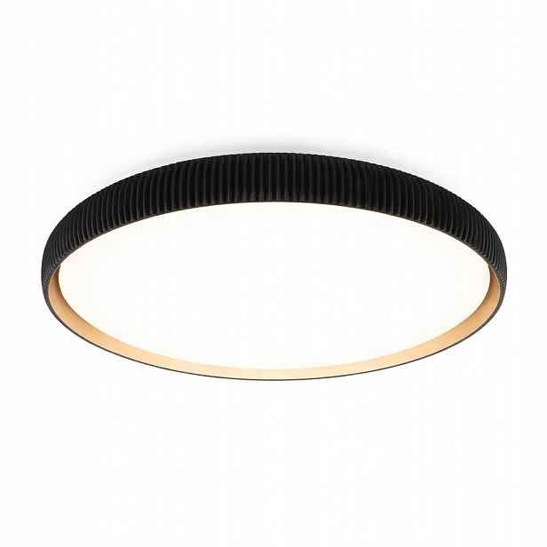 Stropní Svítidlo Led Stropní Svítidlo Panel Nástěnný 40 cm černý zlatý moderní 36 W