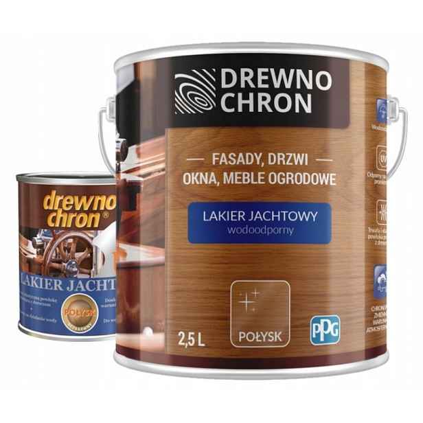 Drewnochron Jachtový Lak 2,5 L, Lesk