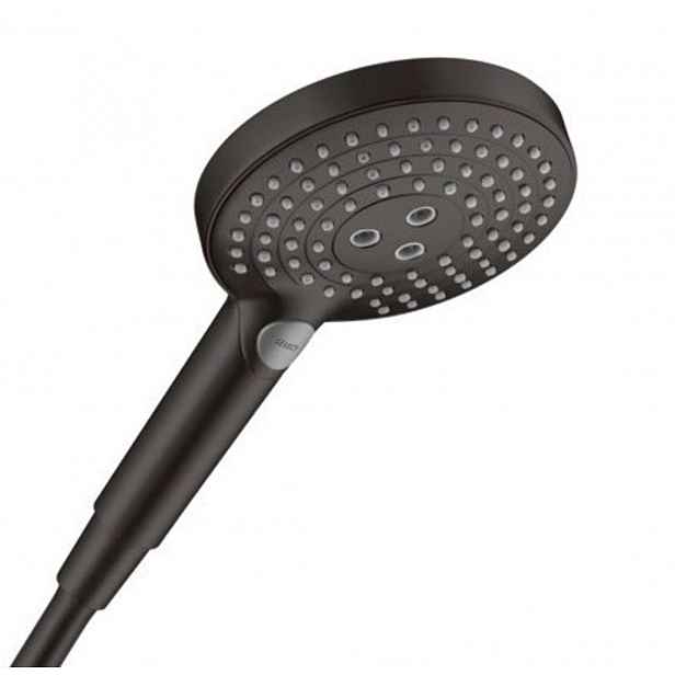 Hansgrohe Raindance Select S - Sprchová hlavice 120, 3 proudy, EcoSmart, matná černá 26531670
