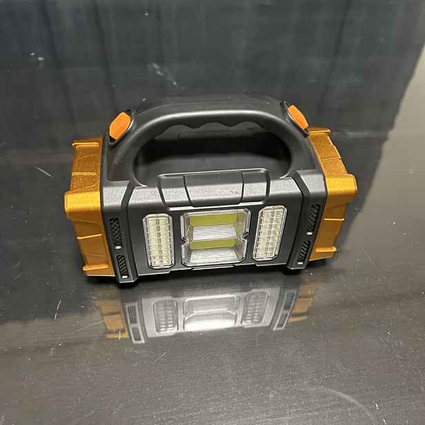 TEMU 1ks Dobíjecí Přenosná Solární Svítilna Lampa Multifunkční Ruční Světlo - 1200mAh Nouzové Nabíjení USB Nabíjecí Svítilna Vhodná pro Kempování a