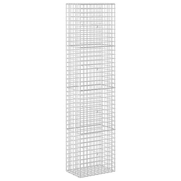vidaXL Gabion s drátem 3,5 mm a síťkou 5x5 cm 50x30x200 cm