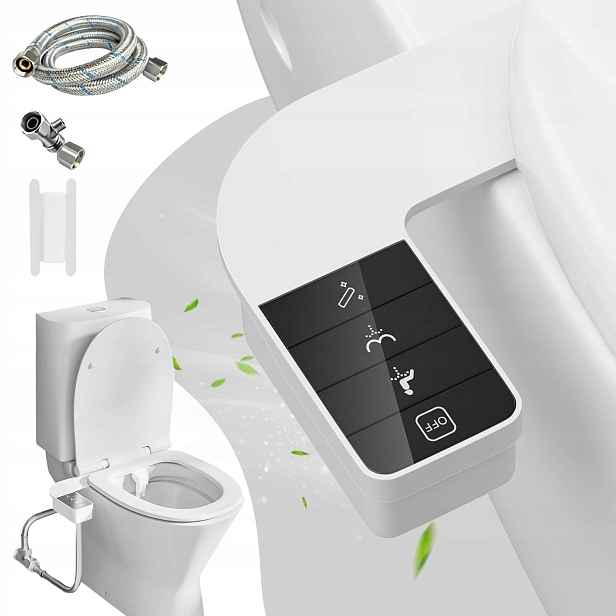 Wc Splachovač Bidetová Tryska Pro Wc Pravá Toaleta Mycí Nástavec Bidet Oválný