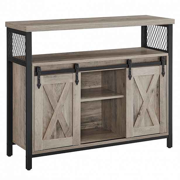 Boxxx KOMODA, černá, šedavě hnědá, 100/80/33 cm