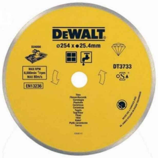 DeWALT - Řezný kotouč na tvrdé materiály 254x25,4 mm DT3734