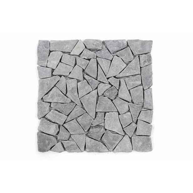 Divero mramorová mozaika Garth (D00792) 30 x 30 cm šedá 1 m2