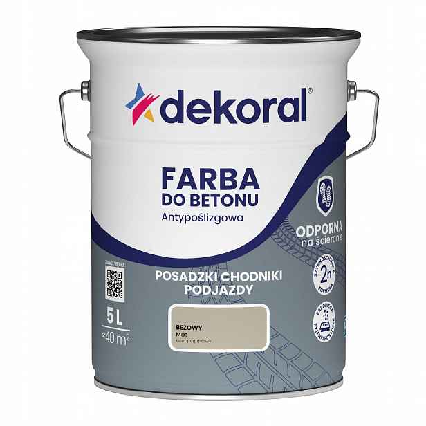 Dekoral Barva na betonu Protiskluzová Béžová 5L