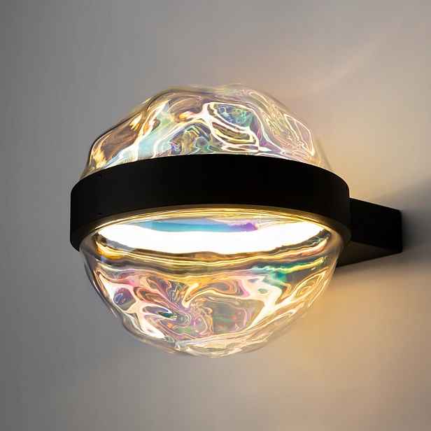 Led Nástěnné Svítidlo Maytoni Misterio Černé Kulové 6 W 650 lm 22 cm