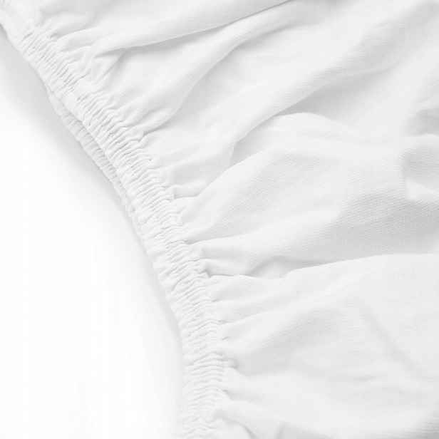 prostěradlo Jersey Elastan 90X200 Bílé Darymex
