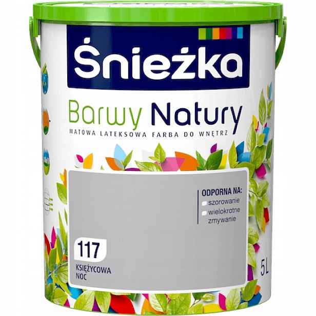 Barva na stěny Barvy přírody 5 l 117 Měsíční noc