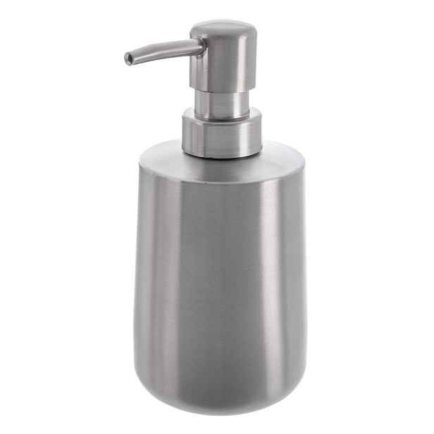Dávkovač mýdla z nerezové oceli v matně stříbrné barvě 450 ml – Orion