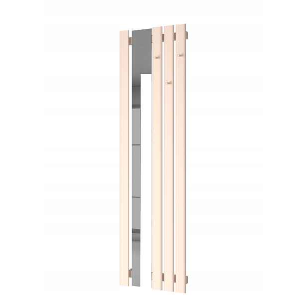 Dekorativní panelový radiátor Bello mirror hook 140/52 Stříbrný Růžový