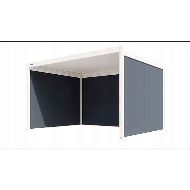 Gerda Zip Screen Roleta Pergola Soleo 4x3 m Antracit 4 m Ochrana Komfort Styl