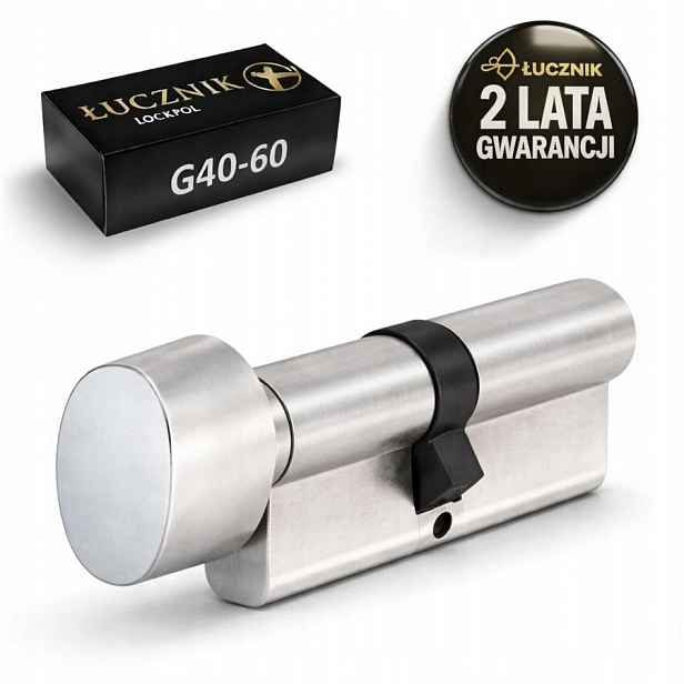 Vložka do zámku dveří s knoflíkem 40 x 60 mm 4060 rozměry 40x60 Łucznik