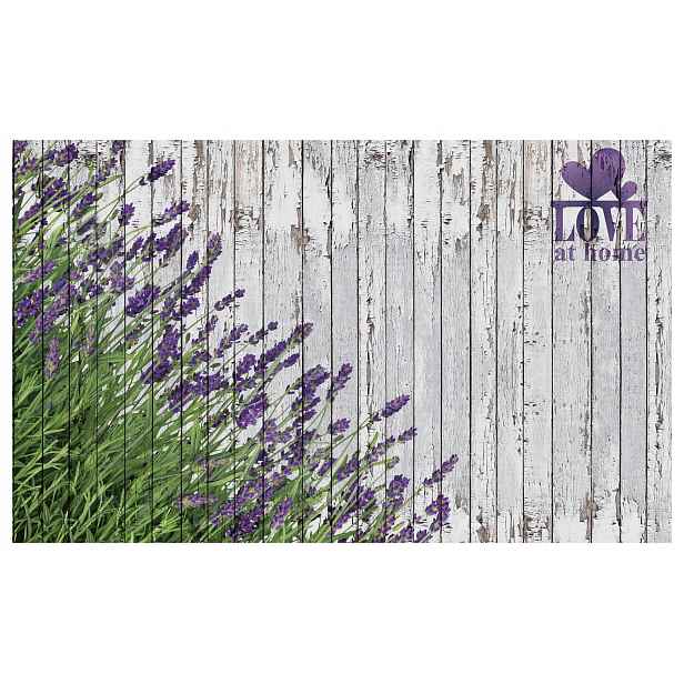 Fototapeta Levandule Provence Love Vintage na bílém pozadí 208x146 lepidlo