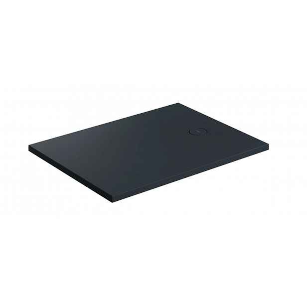 OMNIRES Aquarock M+ - Sprchová vanička 80x120 cm, matná černá AQUAROCK80-120BLV