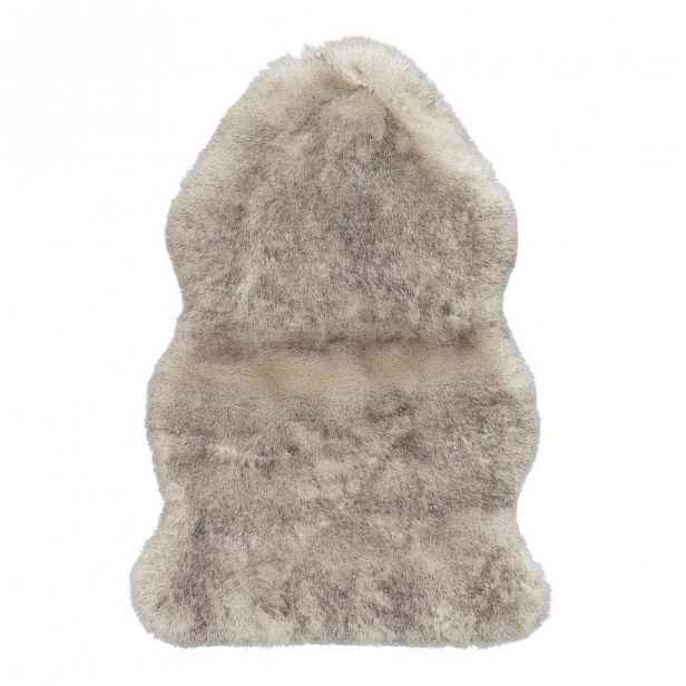 Šedohnědý koberec z umělé kožešiny Mint Rugs Superior, 140 x 90 cm