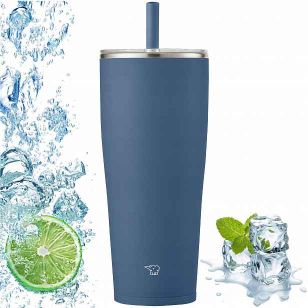 Termohrnek s brčkem na cesty Zojirushi SX-HA89H-AM 890 ml Tmavě modrý