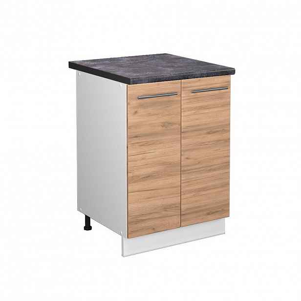 Vicco SPODNÍ SKŘÍŇKA KUCHYŇSKÉ LINKY Fame-Line Zlatý mocný dub 60 cm , PD Antracit