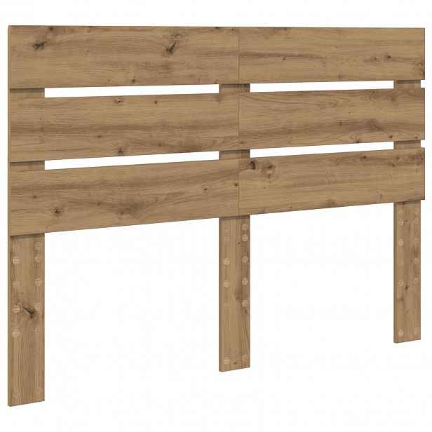 vidaXL Čelo postele Artisanový dub Kompozitní dřevo