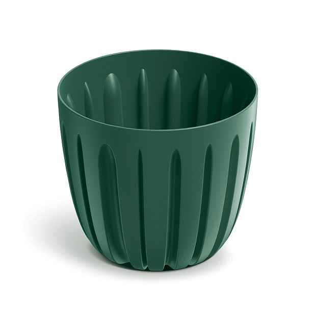 Prosperplast Plastový květináč WARIOS tmavě zelený, varianta 16,8 cm